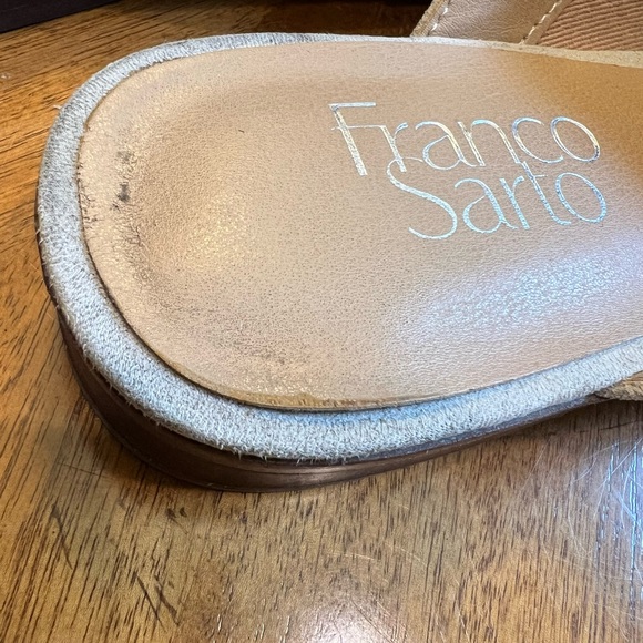 Franco Sarto ivory suede leather mules, size 8M. - Picture 4 of 6